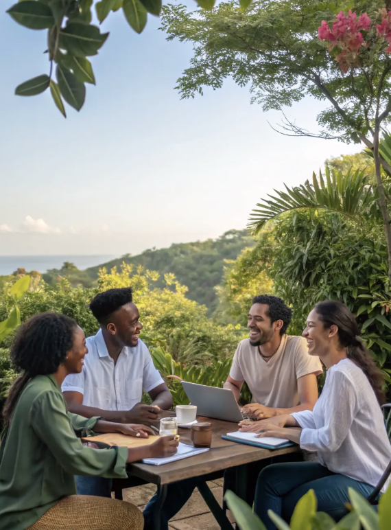 Fun Small Talk students connecting